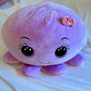 TY Beanie Squishies Squish-A-Boos Octavia the Octopus 12" Tall  x 13" Wide Plush